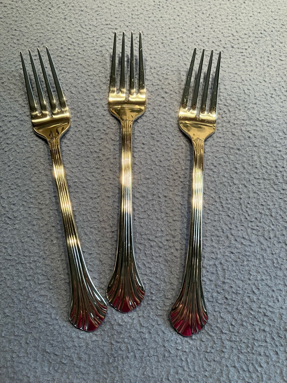 Gorham Quintette Stainless Salad Forks - Set of 3